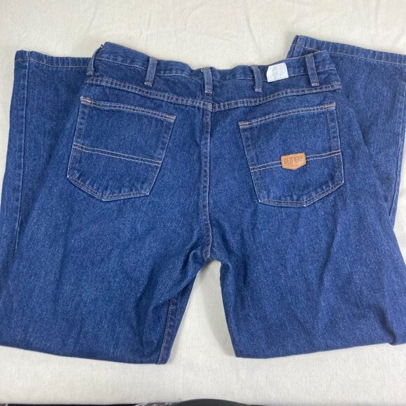 Genuine Red Kap Men’s Blue Denim Jeans 36x32 Workwear Made in Mexico - Picture 7 of 7